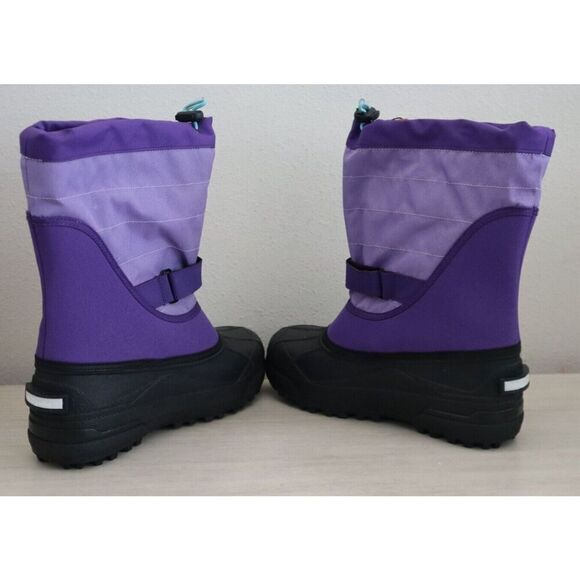 Columbia Big Kids' 6 Women's 7.5 Purple Columbia Powerbug Plus II Winter Boots - Picture 9 of 11